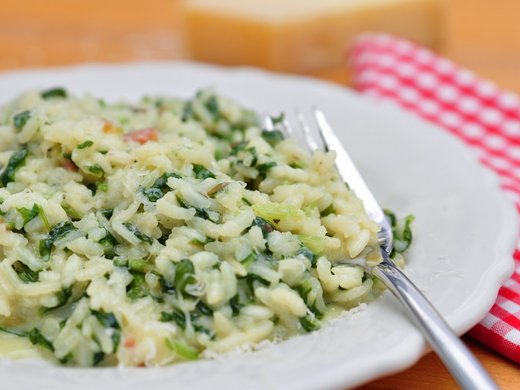 Spitzkohlrisotto